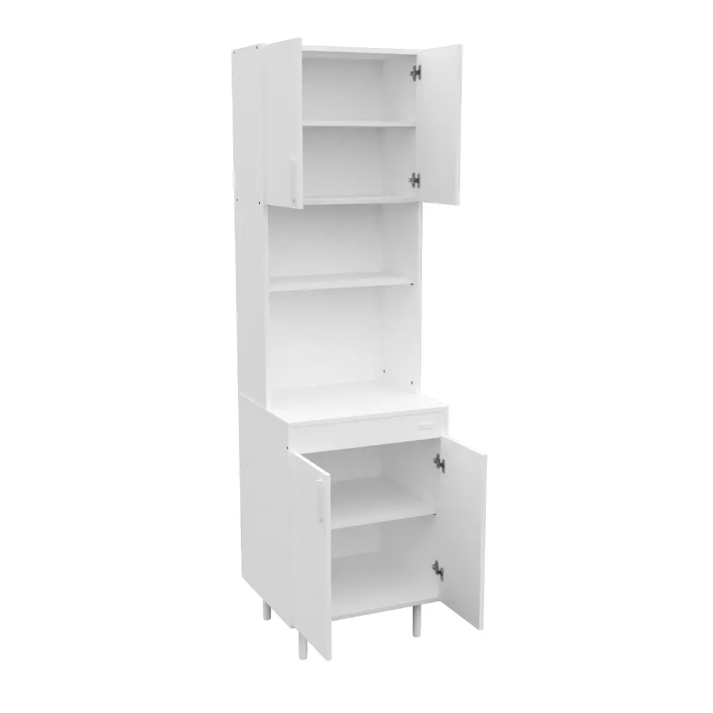 10155 - COLUMNA COCINA 4 PUERTAS MEL. BLANCO ABIERTA.webp