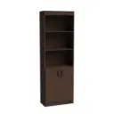 Biblioteca Con Estantes Y Puertas Mosconi Melamina