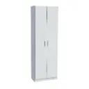 Biblioteca Con Puertas Completas Melamina Estantes Interior