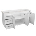 Bajo Mesada Sin Bacha Mueble Cocina Mosconi Express 1,40 Mts