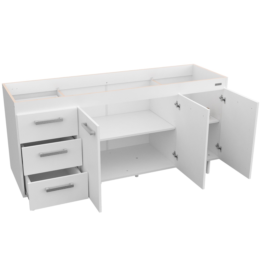 Bajo Mesada Sin Bacha Mueble Cocina Mosconi Express 1,60 Mts