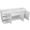 Bajo Mesada Sin Bacha Mueble Cocina Mosconi Express 1,60 Mts