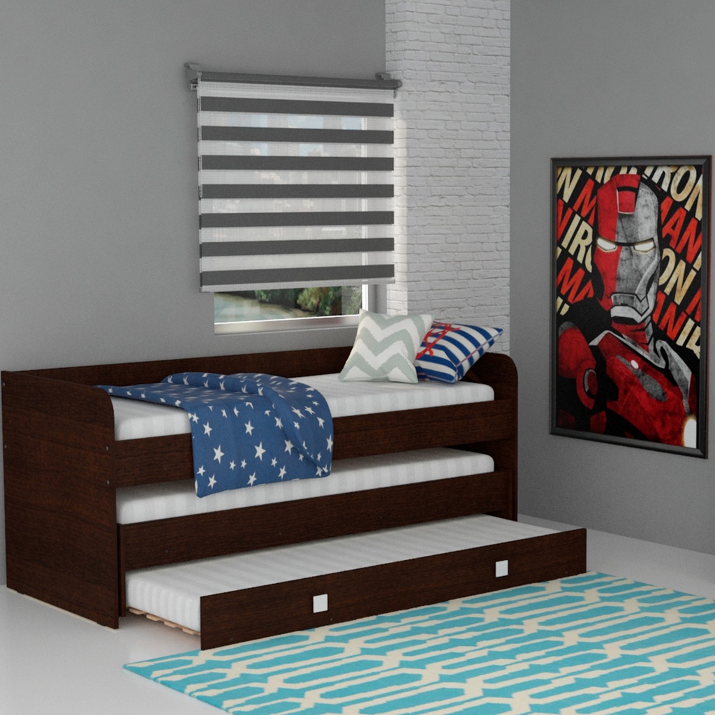 Cama Nido Doble 1 Plaza Mosconi Nature Infantil Juvenil