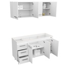 Combo Mueble De Cocina 1,40 Mts. Mosconi Sin Bacha