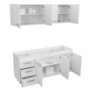 Combo Mueble De Cocina 1,60 Mts. Mosconi Sin Bacha
