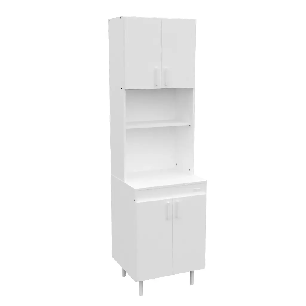 Aparador Columna De Cocina 4 Puertas Organizador