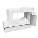 Cama Cucheta Blanca Superpuesta Mosconi Dormitorio Infantil