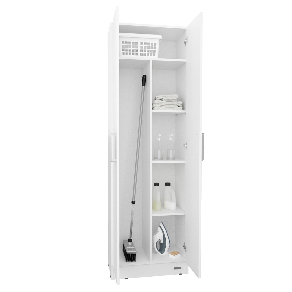 Escobero Mueble Organizador De Limpieza 1,80 Mts. 2 Puertas