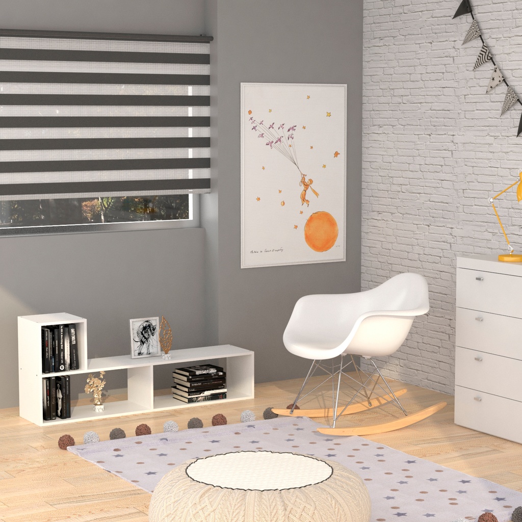 Mueble Rack Tv Led Mosconi Módulo L Combinable Living