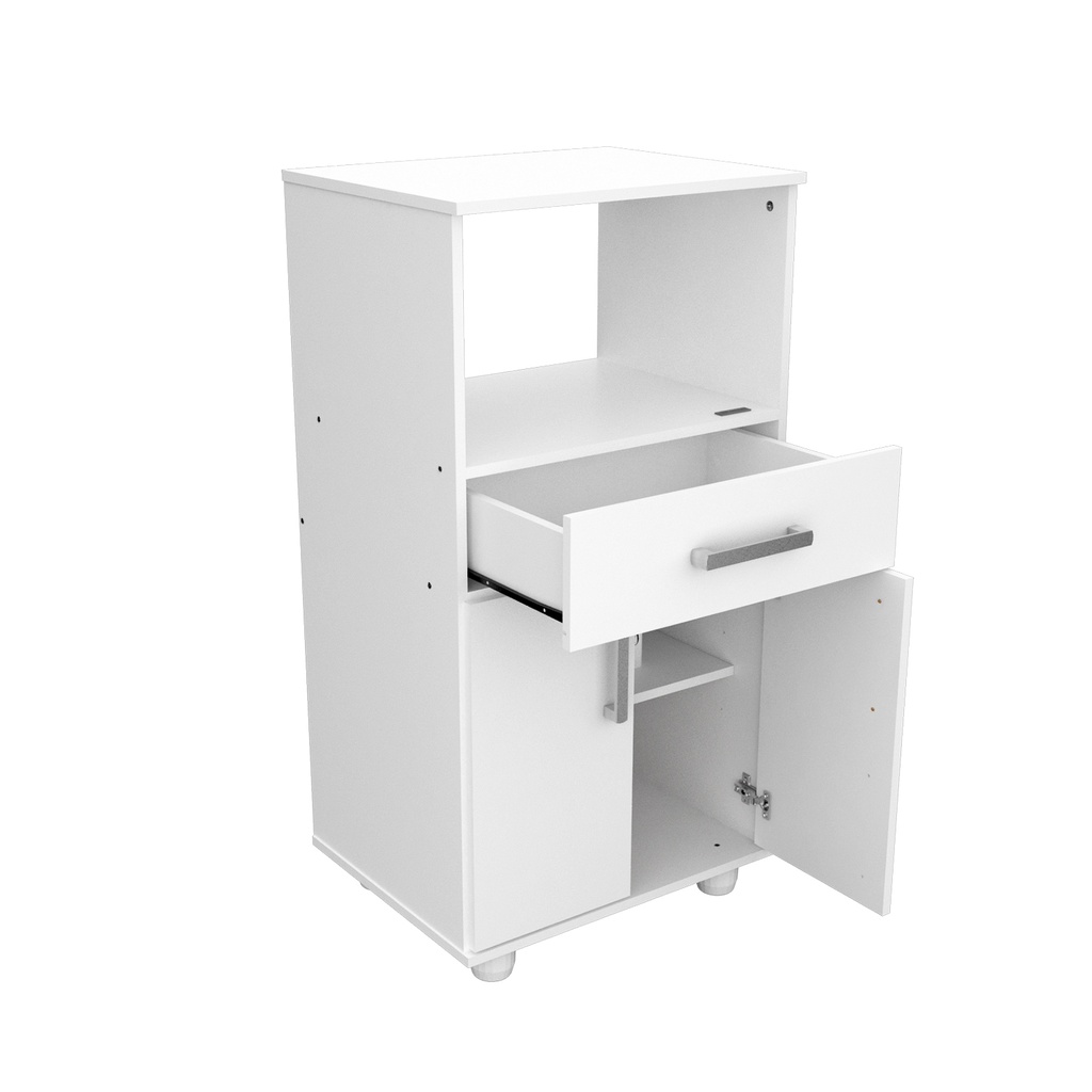 Mueble Para Microondas Y Horno Eléctrico Puertas Y Cajón