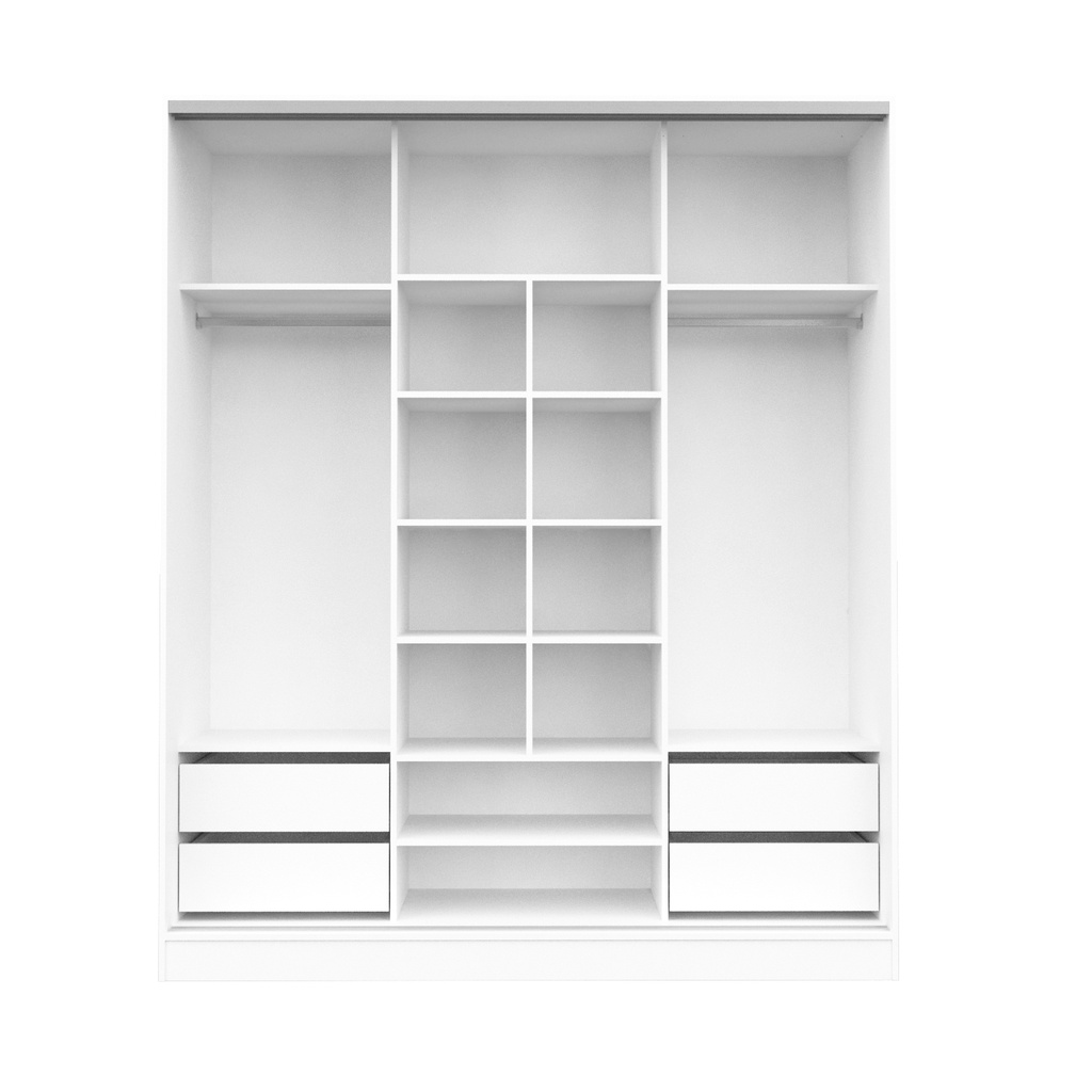 Placard 3 Puertas Corredizas 1,80 Mts Premium Mosconi