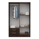 Placard Ropero 4 Puertas Melamina Dakar Mosconi