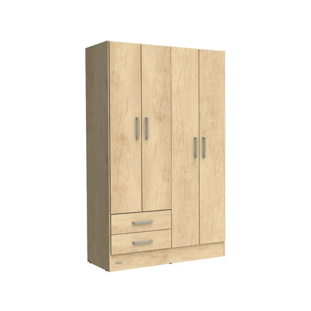 Ropero Placard 4 Puertas Mosconi Express 2 Cajones