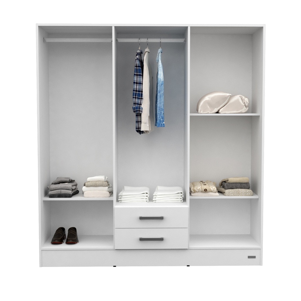 Placard Ropero 6 Puertas Melamina Mosconi Dakar