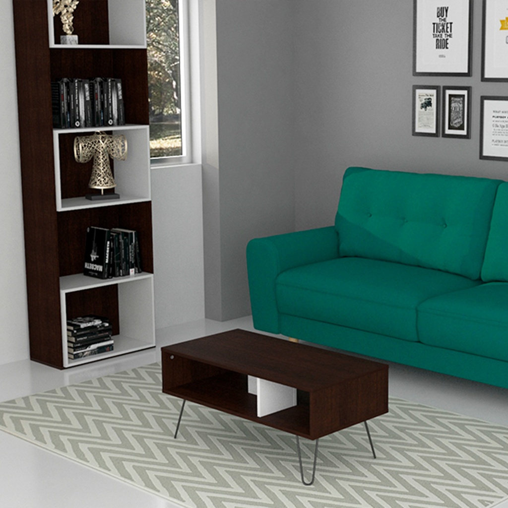 Mesa Ratona Living Mesa De Centro Nórdica Patas Hierro