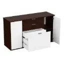 Bahiut Vajillero Geek Puertas Y Cajones Melamina Rack Tv