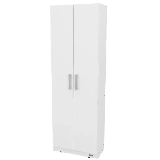 Biblioteca Con Puertas Completas Melamina Estantes Interior