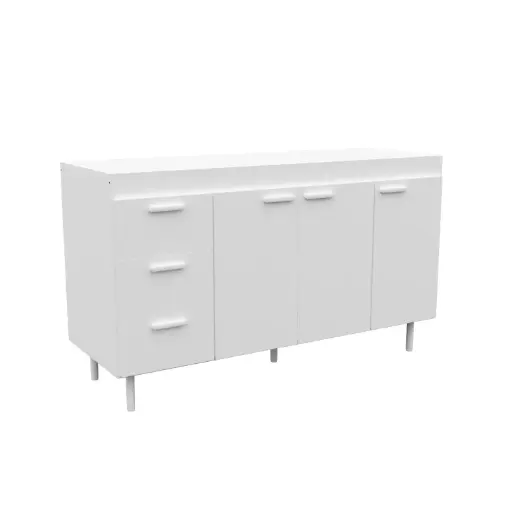 Bajo Mesada Sin Bacha Mueble Cocina Mosconi Express 1,40 Mts