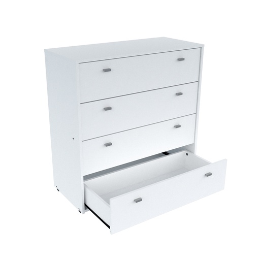 Cómoda Cajonero Mosconi Nature 4 Cajones Melamina