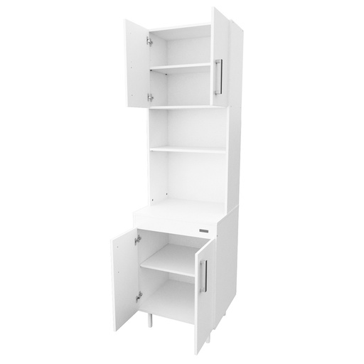 Aparador Columna De Cocina 4 Puertas Organizador