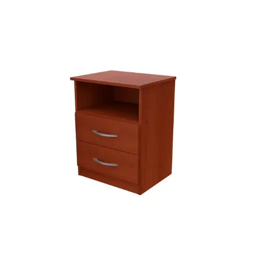 [55814] Mesa De Luz 2 Cajones 1 Estante Mosconi Express Dormitorio