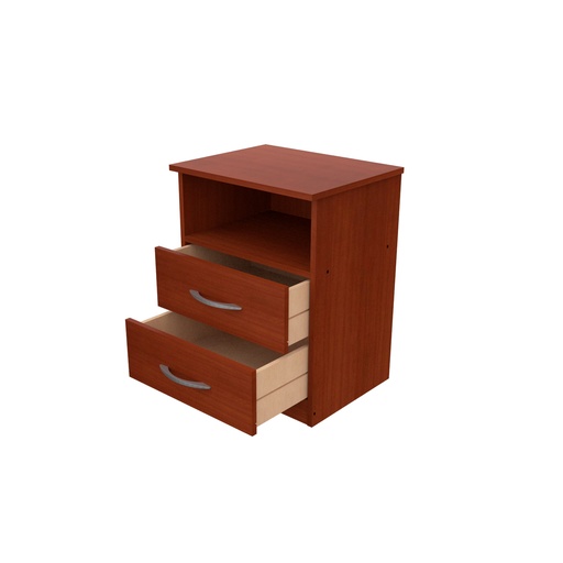 [55814] Mesa De Luz 2 Cajones 1 Estante Mosconi Express Dormitorio