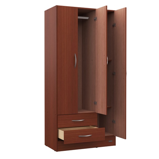 Ropero Placard 3 Puertas Mosconi Express 2 Cajones