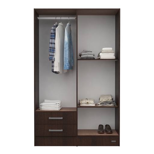 Placard Ropero 4 Puertas Melamina Dakar Mosconi