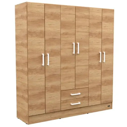 Placard Ropero 6 Puertas Melamina Mosconi Dakar