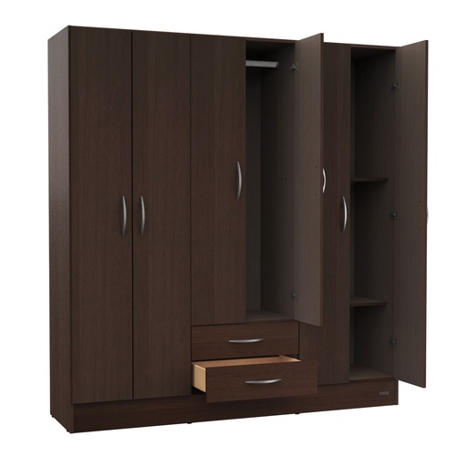 Ropero Placard 6 Puertas Mosconi Express 2 Cajones