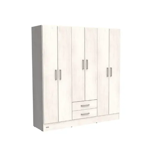 Ropero Placard 6 Puertas Mosconi Express 2 Cajones