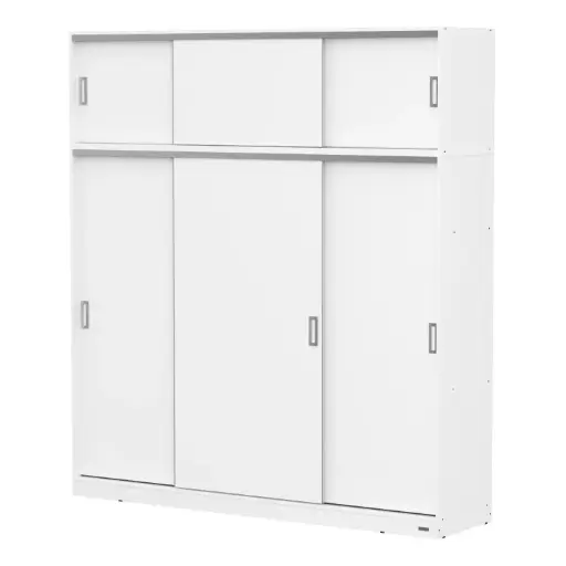 Placard 3 Puertas Corredizas Con Baulera 2,20 Mts. Dakar