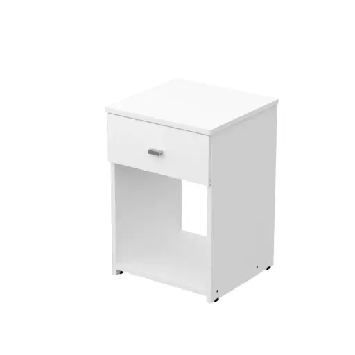 Mesa De Luz 1 Cajón Dakar Zero Melamina Dormitorio
