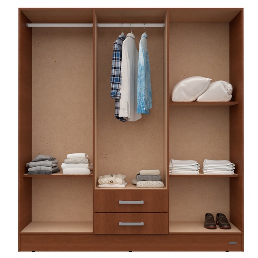 [56834] Placard 6 Puertas 2 Cajones Dakar Zero Ropero Armario