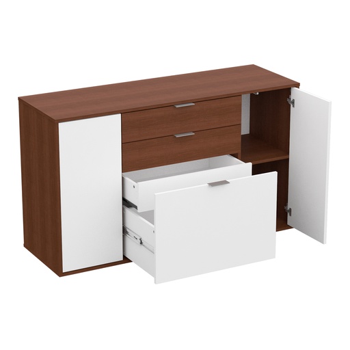 Bahiut Vajillero Geek Puertas Y Cajones Melamina Rack Tv