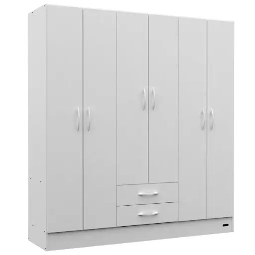 Placard 6 Puertas 2 Cajones Pack